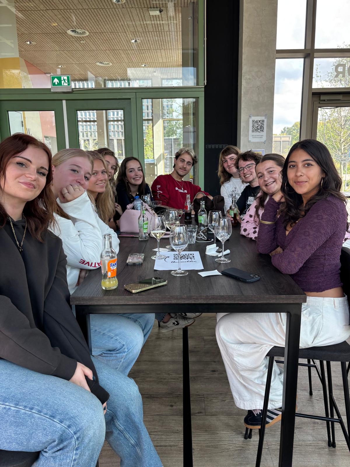 Groepsfoto introborrel